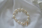 Clara Baroque Pearl and Gold Bead Toggle Bracelet