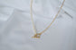 Cara Half pearl Half Paperclip Chain Necklace