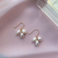 Trio Pearl Hook Earrings