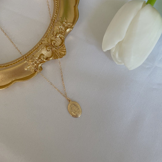 Virgin Mary Pendant Necklace